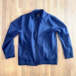 Men's Blue Cuts “legacy bomber” jacket